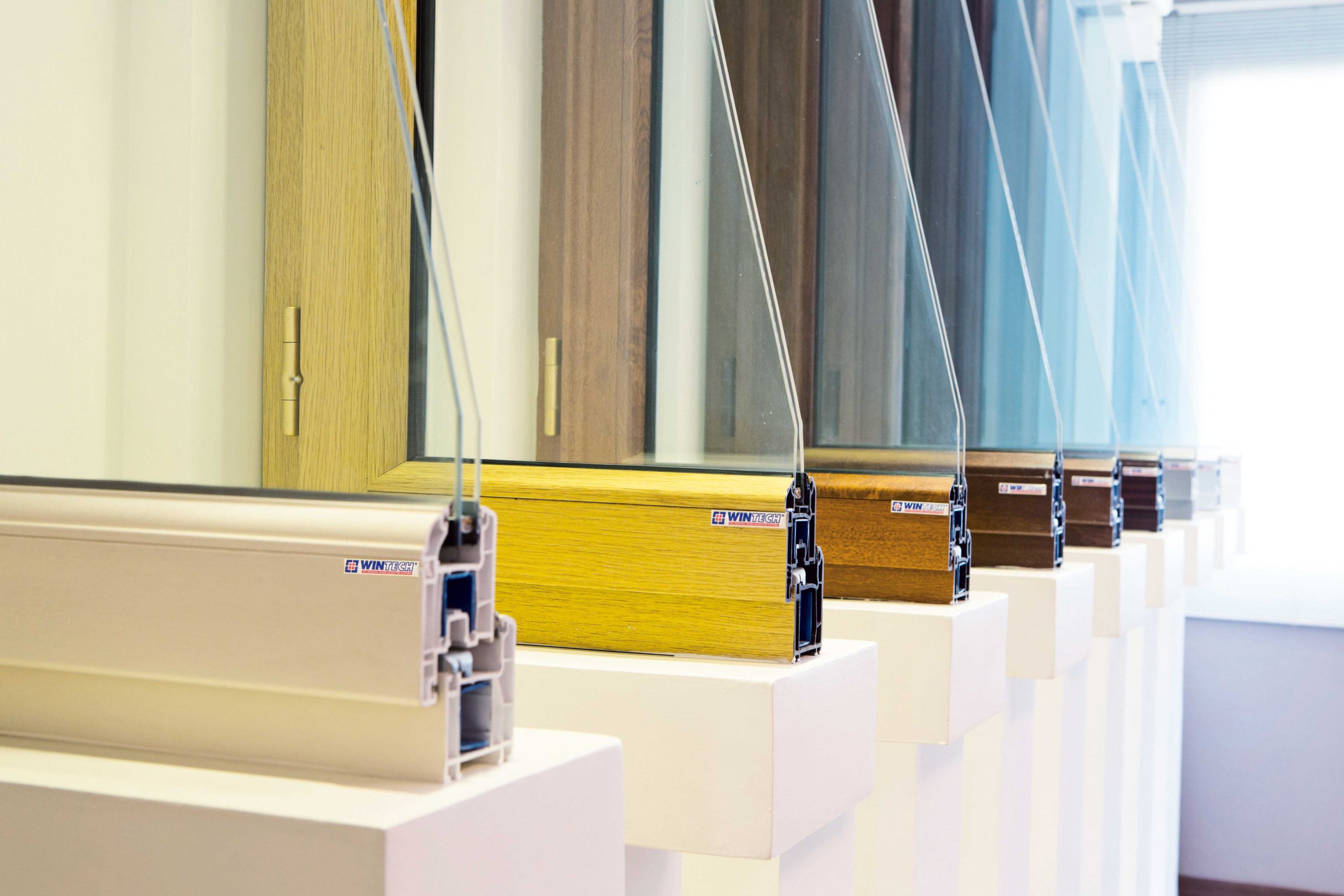 UPVC window production and export factory